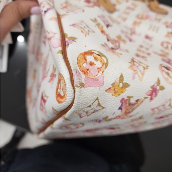 Louis Vuitton speedy 35 aquarelle white handbag - Picture 9 of 9
